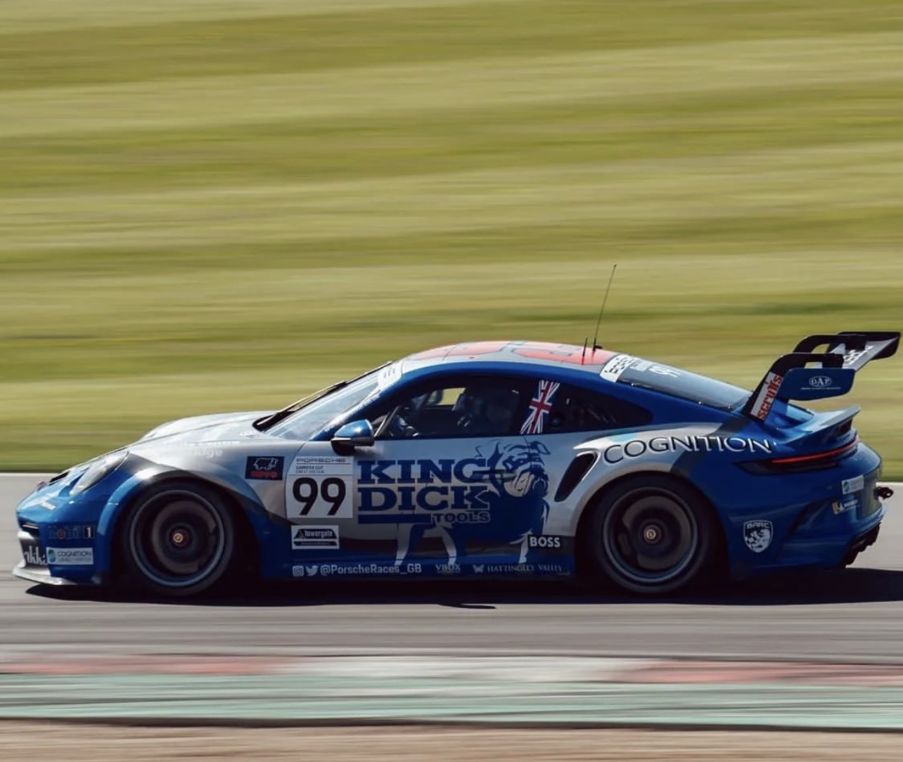 Cognition Land and Water will sponsor Charles Rainford in this seasons Porsche Carrera Cup!