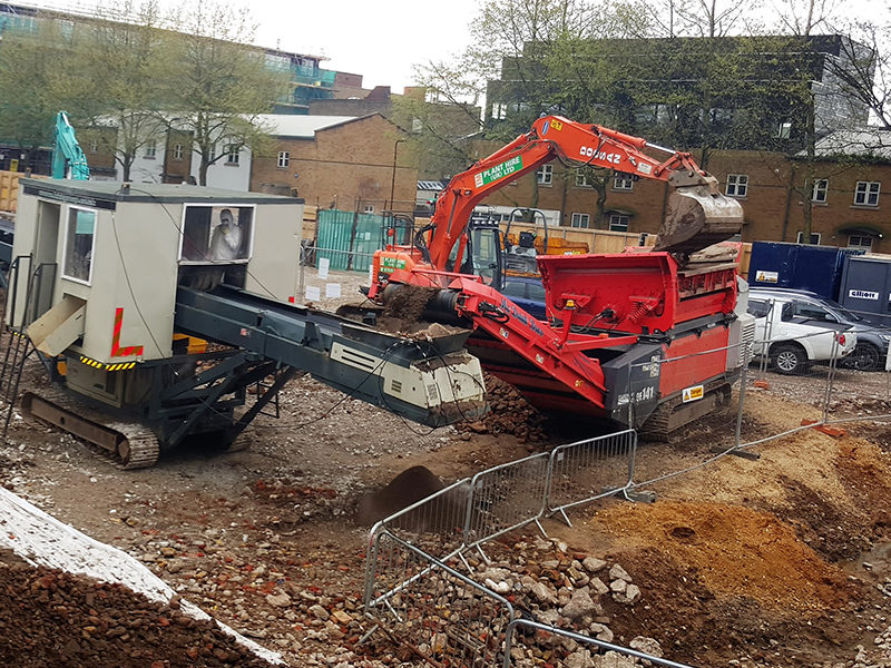 Hackney - asbestos and oil remediation in a sensitive residential area